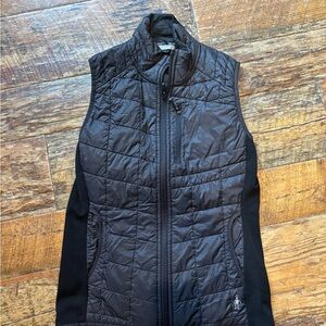 Women's Black Quilted Vest
